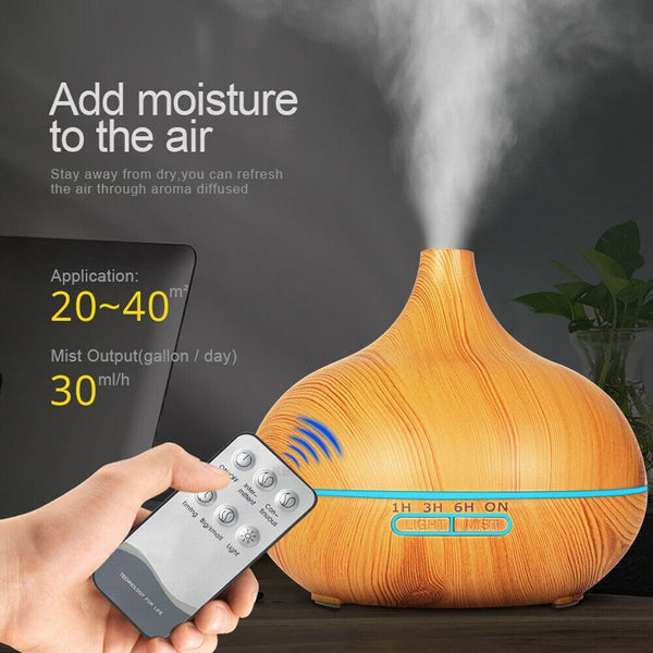 Essential Oil Diffuser Humidifier Aromatherapy Lamp Fragrance Diffuser