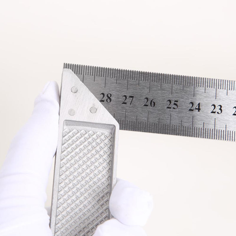 300mm Aluminum Alloy Square Ruler 90 Degree Right Angle Turning Ruler Gauge