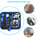 185pcs Back Case Opener Watch Link Pin Remover with Hammer Adjuster Repair Tools