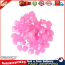 100pcs Luminous Glowing Stones Glow in the Dark Garden Decor Pebble (D) Newly