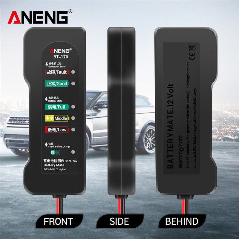 12V Car Battery Tester Automobile Diagnostic Tool Auto Battery Tester for Car
