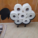 Metal Sheep Toilet Paper Racks Free Standing Toilet Tissue Storage Holder