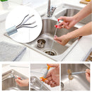 Creative Cleaning Brush Sewer Dredging Device Spring Pipe Sink Cleaning Hook