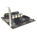 PCI-E 1to 4 PCI Express Riser Card Adapter 4 USB Port Extender Expansion Card