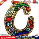 DIY Key Chain Diamond Painting Letters Women Bag Keyring Pendant Gift (C) Newly