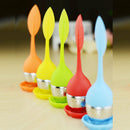 Home Infuser Herbal Filter Tea Leaf Strainer Diffuser Silicone Stainless Steel