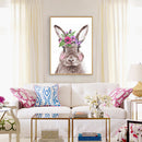 5D DIY Diamond Painting Embroidery Garland Rabbit Full Round Drill Rhinestones