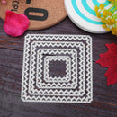 4pcs Metal Cutting Dies Stencils for DIY Scrapbooking Photo (Square Love)