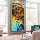 Abstract Line Oil Paint By Numbers Canvas DIY Picture Art Home Decoration Gif