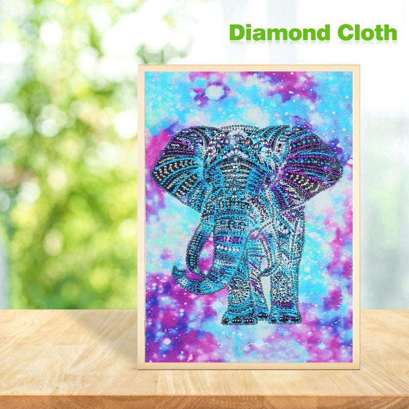 DIY Special Shaped Diamond Painting Elephant Cross Stitch Mosaic (DZ218)