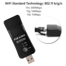 Mini USB TV WiFi Dongle Adapter 802.11b/g/n 300Mbps Universal Wireless Receiver
