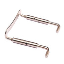 2pcs Stainless Steel Violin Chin Rest Clip Screws Metal Violin Parts High Value
