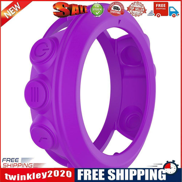 Silicone Case Cover for Garmin Fenix 3 HR Quatix 3 Tactix Bravo(Purple)
