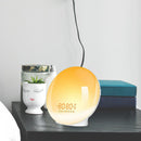 Digital Alarm Clock Sunrise Sunset for Snooze Sleeping 7 Sounds Colorful Lamp