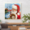 #A 5D DIY Diamond Painting Santa Claus Kits Full Round Drill Wall Decor Art Craf