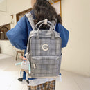 #A Fashion High School Book Bag Adjustable Strap Girls Rucksack for Travel Sho