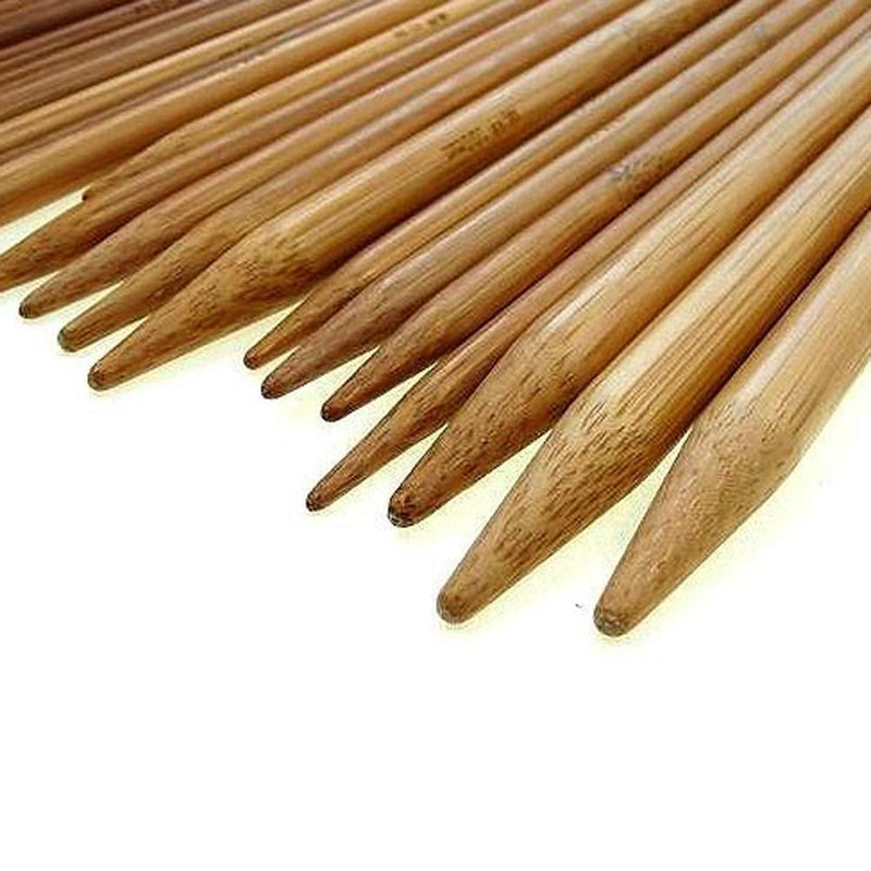 75pcs Bamboo Crochet Hook Carbonized Double Tips Carbonized Bamboo Str