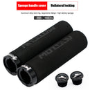 MOTSUV MTB Bike Handlebar Cover Grips Bicycle Locking Handle Grip (Black) Newly