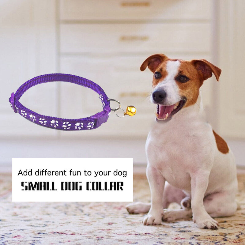 Colorful Cat Necklace Necklace with Bell Adjustable Buckle Dog Accessories Supply