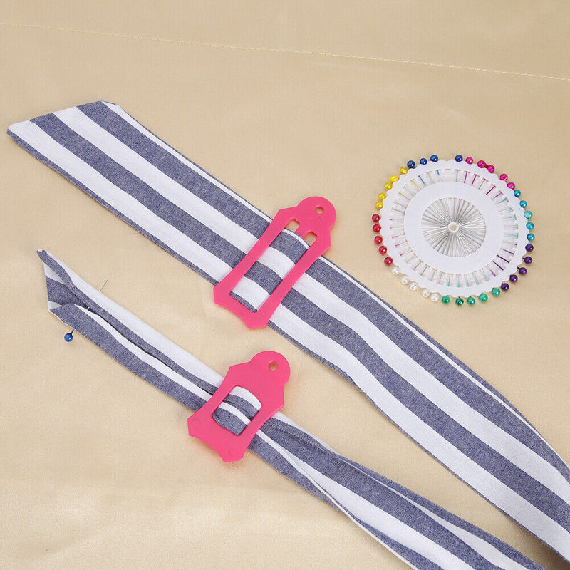 1 Set Bias Tape Binding Maker Sewing Quilting Tools DIY Jelly Roll Sasher  Newly