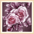 Rose 5D Diamond Painting Embroidery DIY Craft Cross Stitch Home Decor(Pink