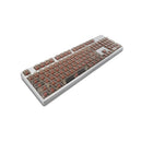 104pcs Transparent Mechanical Keyboard Keycaps Computer Key Cap Set (White)