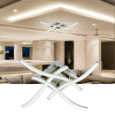 LED Ceiling Lamp 85-265V Forked Shaped Curved Modern Lamp (Cold White 4LED)