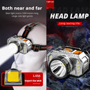 1200mAh LED Powerful Fishing Headlight USB Rechargeable Fishing Flashlight Newly