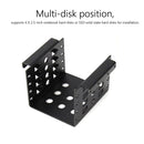 4 Bay 2.5 inch to 3.5 inch SSD Hard Drive Caddy Internal Mounting Tray Rack