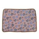 WARM Pet Blanket Touch Soft Warm  Dogs Cat  Bed Blanket Mat(Brown) (60x40)