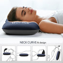 Ultralight Inflating Travel/Camping Pillows with Pouch Blue & Green