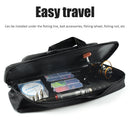 Portable Fishing Rod Carrier Fishing Pole Tools Case Fishing Tackle Storage Bag