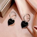 Fashion Alloy Love Letter Stud Earrings Hanging Drop Earring Female Jewelry