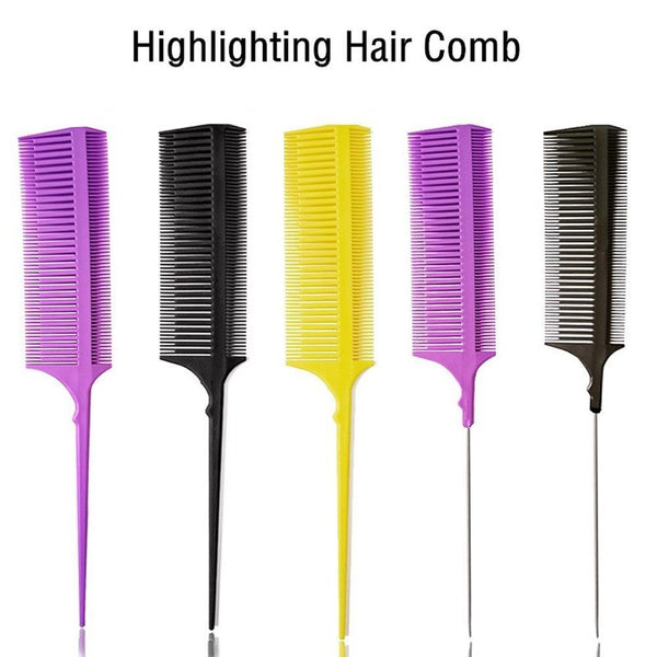 Dying Tool Double-sided Pin Tail Highlighting Hair Comb Coloring Hair Brush