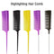 Dying Tool Double-sided Pin Tail Highlighting Hair Comb Coloring Hair Brush