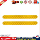2x Car Reflector Stickers Rearview Mirror Reflective Warning Tape (Yellow) Newly