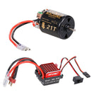 #A F540 Brushed Motor + 60A Bidirectional Brake Brushed ESC T Plug for 1/10 RC C