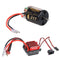 #A F540 Brushed Motor + 60A Bidirectional Brake Brushed ESC T Plug for 1/10 RC C