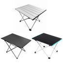 Outdoor Camping Table Mini Portable Foldable Hiking Picnic Desk (Black)