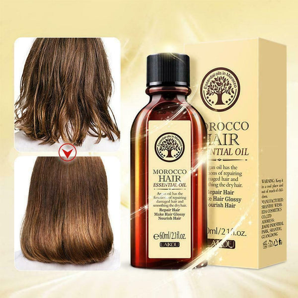 Moroccan Hair Salon Perfect First Essential Pure Argan Treatment Oil G6V0 H0R8