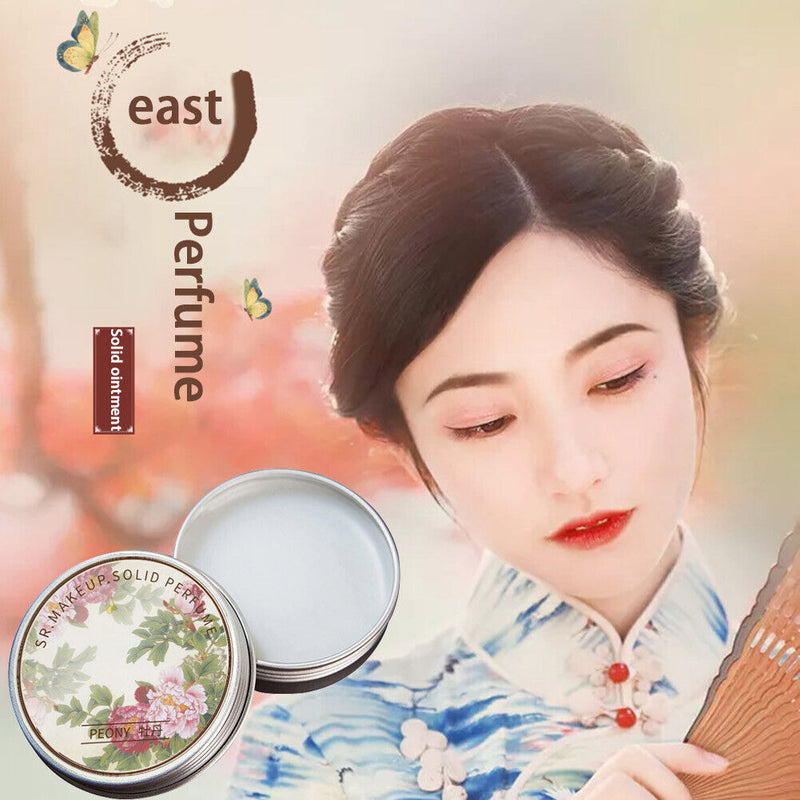 Women Solid Perfume Portable Balm Long-Skin Fragrance Body Lasting Solid Loti