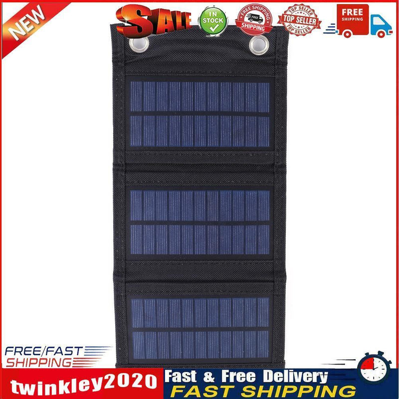 Foldable Solar Panel USB 3-Fold Solar Cell for Mobile Phone/3V-5V Battery Newly