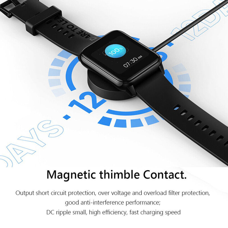 Sport Smartwatch USB Charging Dock Cable for Realme Watch 2/Pro Magnetic Stand