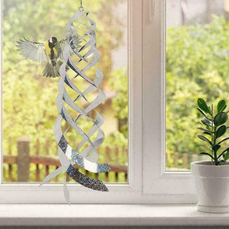 Bird Scare Rods Hanging Reflective Pest Repellent Deterrent F8P6 Yard Decor C1V7