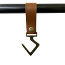 4pcs Outdoor Camping Leather Hook Finishing Hooks Kitchen Pot Pan Hanger Newly