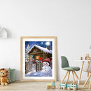 5D DIY Diamond Painting Christmas Snowman Kits Full Round Drill Wall Decor