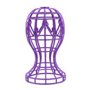 Plastic Wig Stands Lantern Shape Display Support with Silicone Band Set