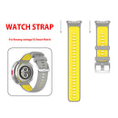 Silicone Strap for Polar Vantage V2 Watch Band Replacement (Grey Yellow)
