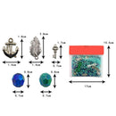 Children DIY Acrylic Colorful Beads Toys Bracelet Jewelry Gifts (WQ7050)