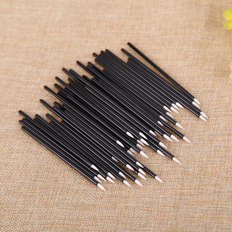 50pcs Disposable Eyeliner Eye Liner Liquid Wand Applicator Cosmetic Brush